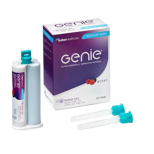 Sultan Genie VPS Impression Material, Rapid Set, Blue, 2/Pkg, 77620-FG