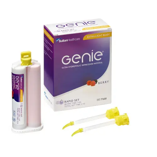 Sultan Genie VPS Impression Material, Rapid Set, Orange, 2/Pkg, 77600-FG