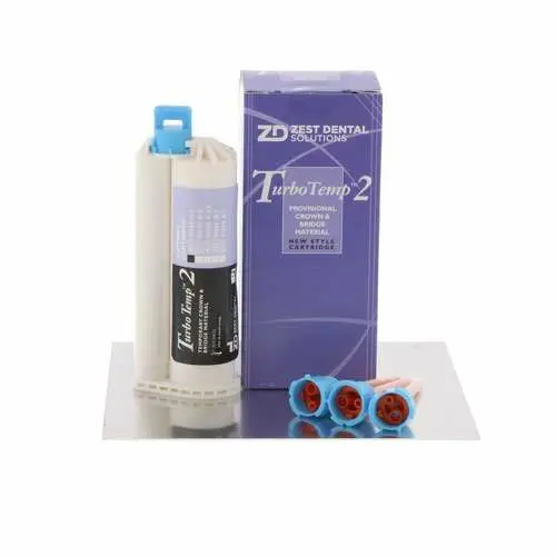 Turbo Temp 2 Bis-Acryl Temporary Crown & Bridge Material Refill, Shade A1, 76 g, 90156