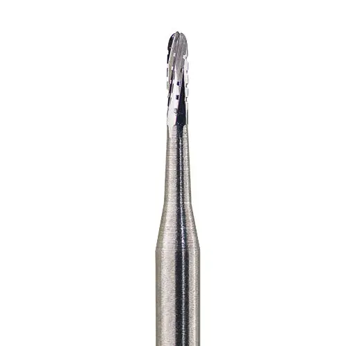 Microcopy NeoBurr Round End Fissure Crosscut Carbide Bur, FG, 1556, 50/Pkg, FG1556