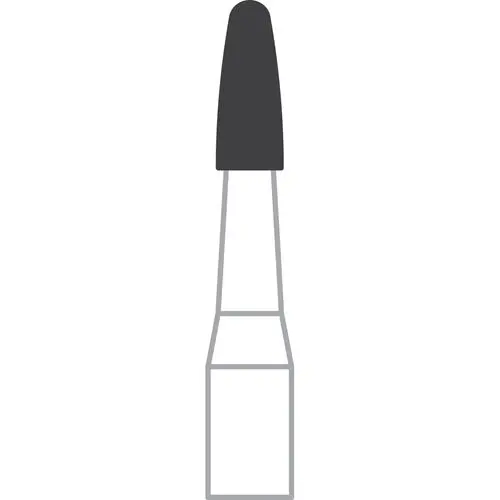 Prima Dental FG7803 Tungsten Carbide Trimming and Finishing Bur, 12-Blade, Bullet Shape, 5/Pkg