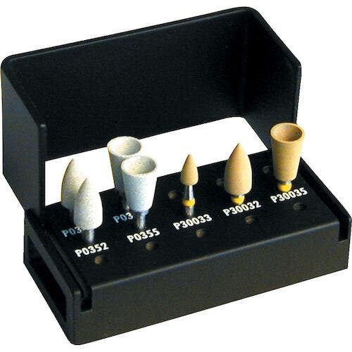 Kerr Rotary CeraGlaze Intra-Oral Polishing Logic Set, RA, 7 Pieces, LS-503