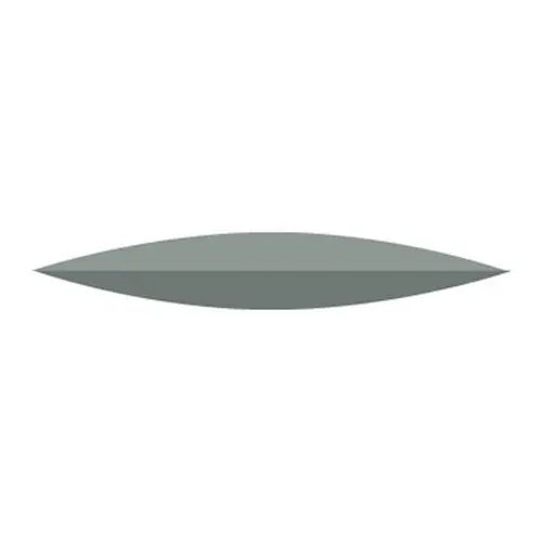 NTI Silicone Gray Super High Shine Polishers, Knife, 220 Grit, Gray, Unmounted, 10/Pkg, P0322