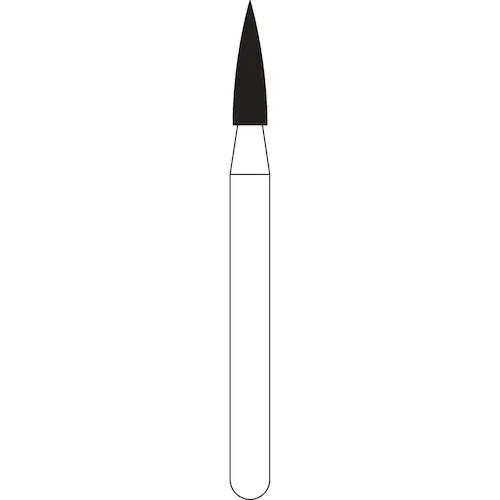 Kerr NTI Flame FG Diamond Rotary Instrument, Coarse Grit, 860-014, 5/Pkg