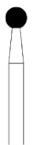 NTI Diamond Round FG Bur, Fine Grit, 801-023, 5/Pkg