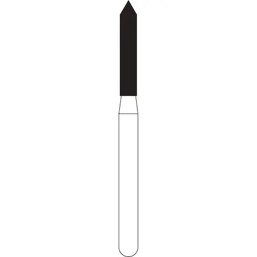 NTI Beveled Cylinder FG Diamond Bur, Fine Grit, 885-014, 5/Pkg