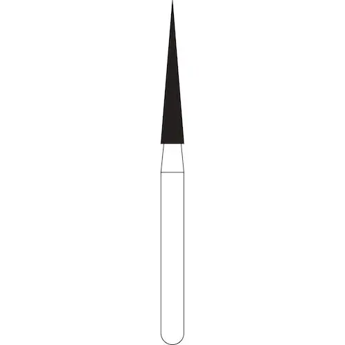 Kerr NTI Diamond Needle FG Bur, Super Fine, 859-016, 5/Pkg