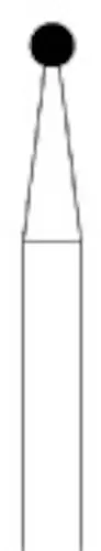 Kerr NTI Round FG Diamond Bur, Fine Grit, 801-012, 5/Pkg