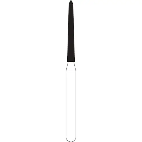 NTI Diamonds Curettage FG Diamond Bur, Medium Grit, 879K-012, 5/Pkg