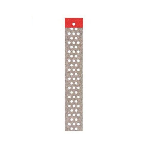 Kerr NTI Perforated Diamond Finishing Strips, Fine (Red), 4.0 mm Wide, 0.10 mm Thick, 150 mm Long, Single-Sided, 10/Pkg, FSP4-F