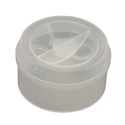 Covered Vacuum Canister Screen, 2-1/8" Molded Plastic with Lid, 100/Pkg, 131-071