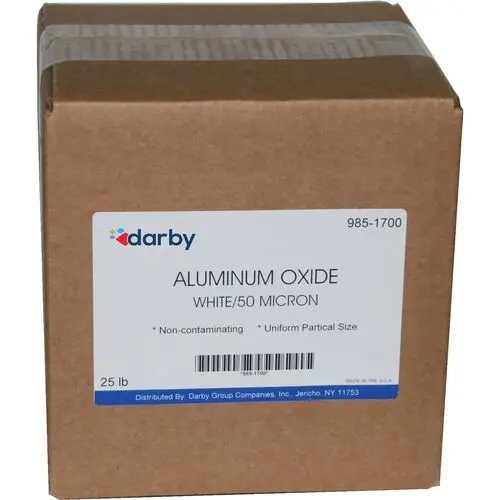 Darby Dental Sandblasting Media, 50 Micron, White, 25 lb., 2102025D