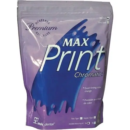 MDC Dental Max Print Chromatic Alginate Impression Material, Type 1, Fast Set, 1 lb., 01-B310