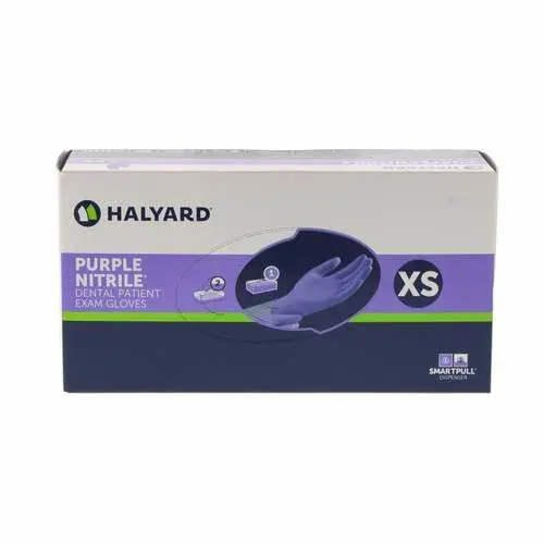 Kimberly-Clark Purple Nitrile Powder-Free Exam Gloves, X-Small, 100/Box, 53430