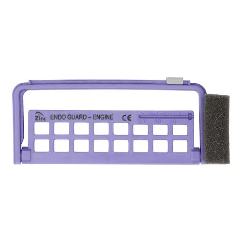Zirc Steri-Endo Guard Engine, Neon Purple, Holds 11 Engine & 5 Hand Files, Autoclavable, 50Z452R