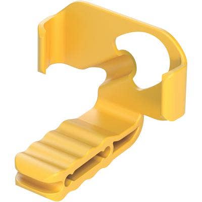 DEXIS Titanium Sensor Holder, Posterior, Snap-In, Yellow, 1.013.1097