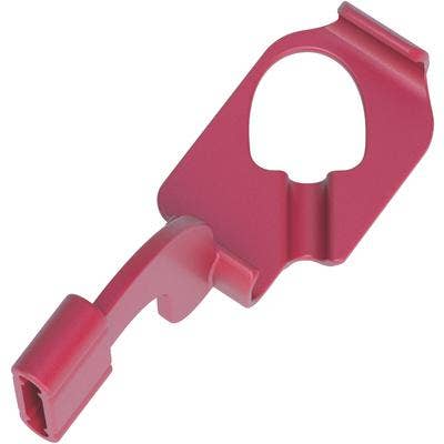DEXIS Titanium Sensor Holder, Horizontal Bitewing, Snap-In, Red, 1.013.1099