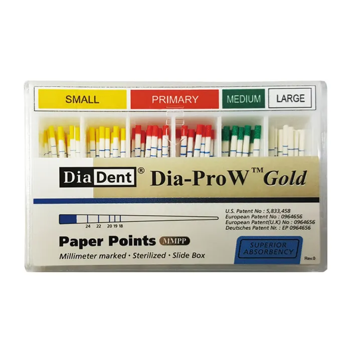 DiaDent Absorbent Paper Points, Small, 100/Box, ML268-S601