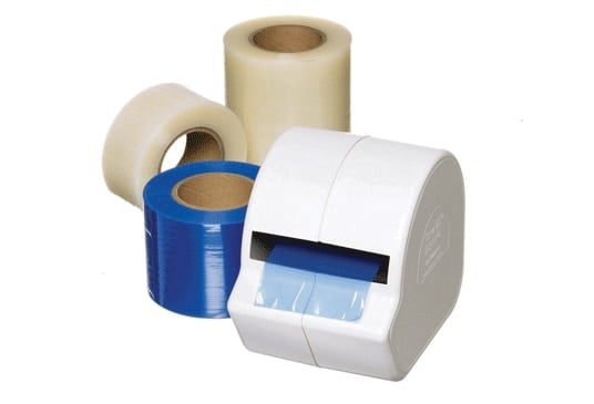 Pinnacle Cover-All Barrier Film, Blue, 4" x 6", 1200/Roll, 3710-B