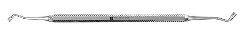 Black Plugger #2/3 Serrated, Double-Ended Amalgam Condenser