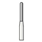 SS White Revelation Diamond Bur #880-012C, Coarse, Round End Cylinder, Friction Grip, 5/Pk