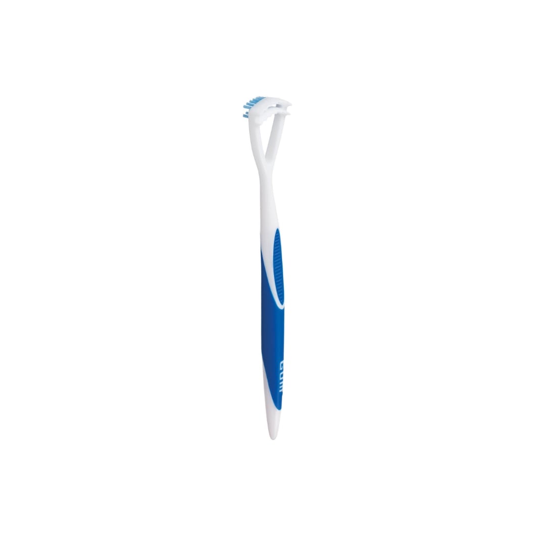GUM Dual-Action Tongue Cleaner, Assorted Colors, 6/Box, 760PA