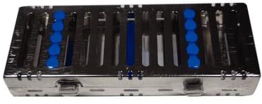 Hu-Friedy IMS Signature Series Exam Cassette, 5-Instrument Capacity, 3" x 8" x 1.25", Blue, IM6058