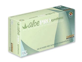 AloePRO Synthetic Examination Gloves, X-Large, Powder-Free, 100/Box