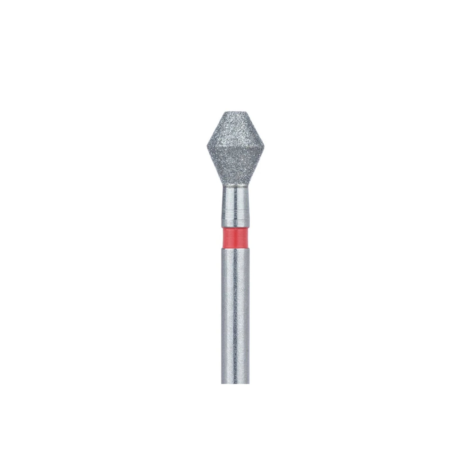 Meisinger Multi-Use Diamond Burs, FG, Double Cone Barrel, #811F, 3.3 mm, Fine Grit, Red Ring, 5/Pk, 811F-033-FG