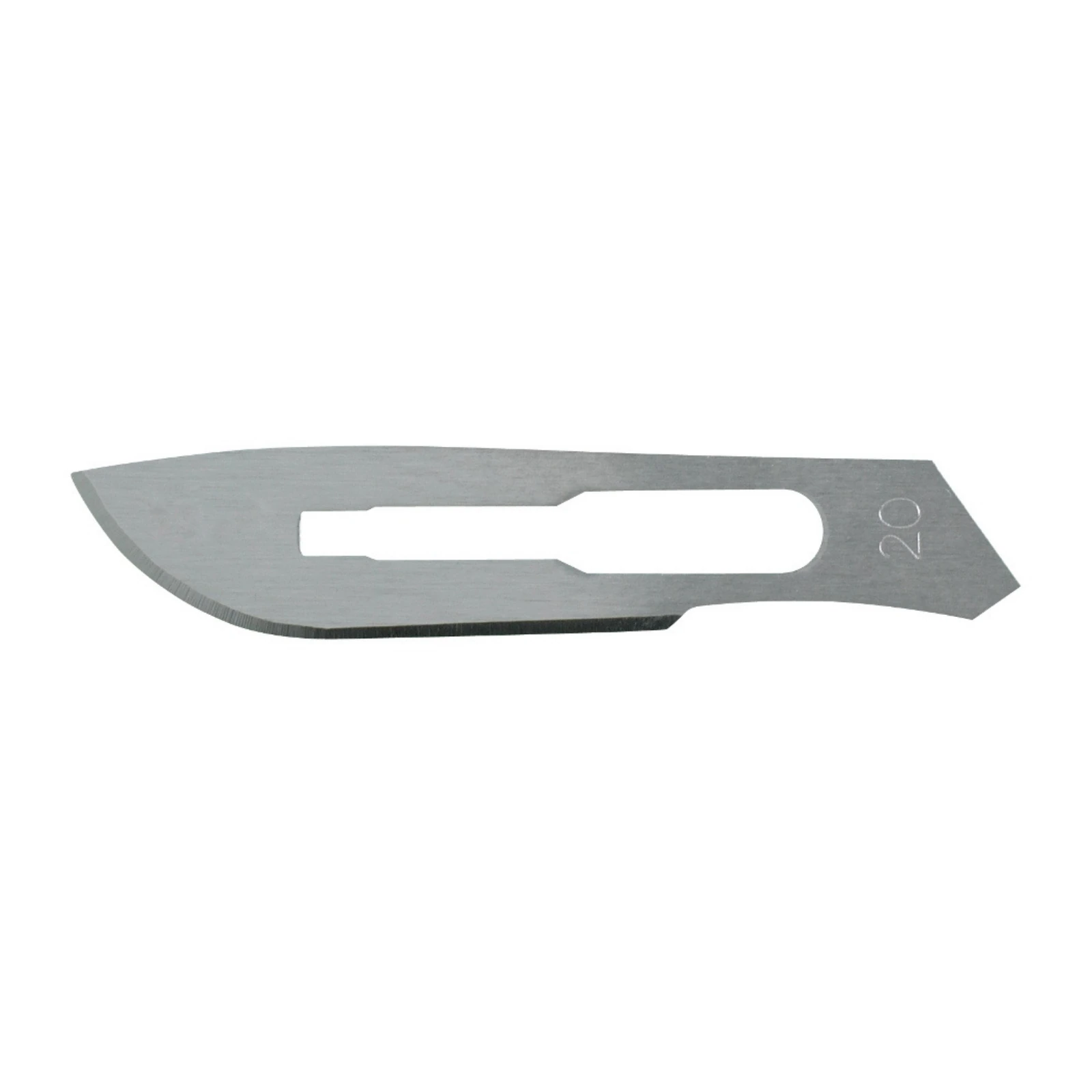 Miltex Instrument Surgical Blades, Stainless Steel, Sterile, #20, 100/Box