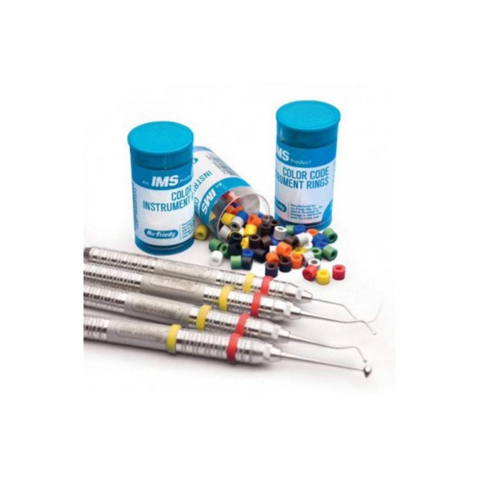 Hu-Friedy IMS Color Code Instrument Rings, Large, Black, 50/Pk, IMS-1289L