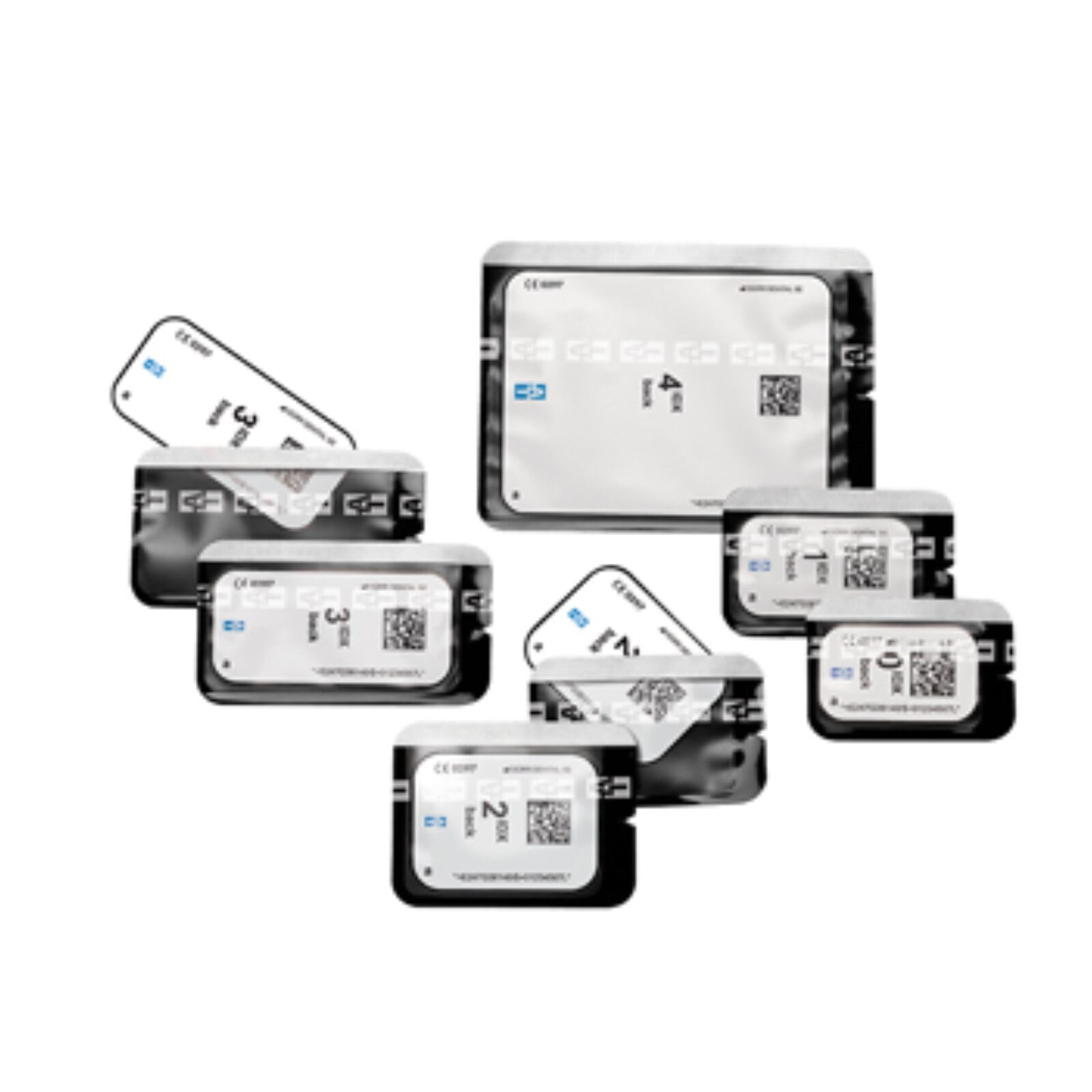Air Techniques ScanX Intraoral IDX PSP Imaging Plates Size 1 with 1,000 Barrier Envelopes, 2 Plates/Pack, J1240-1