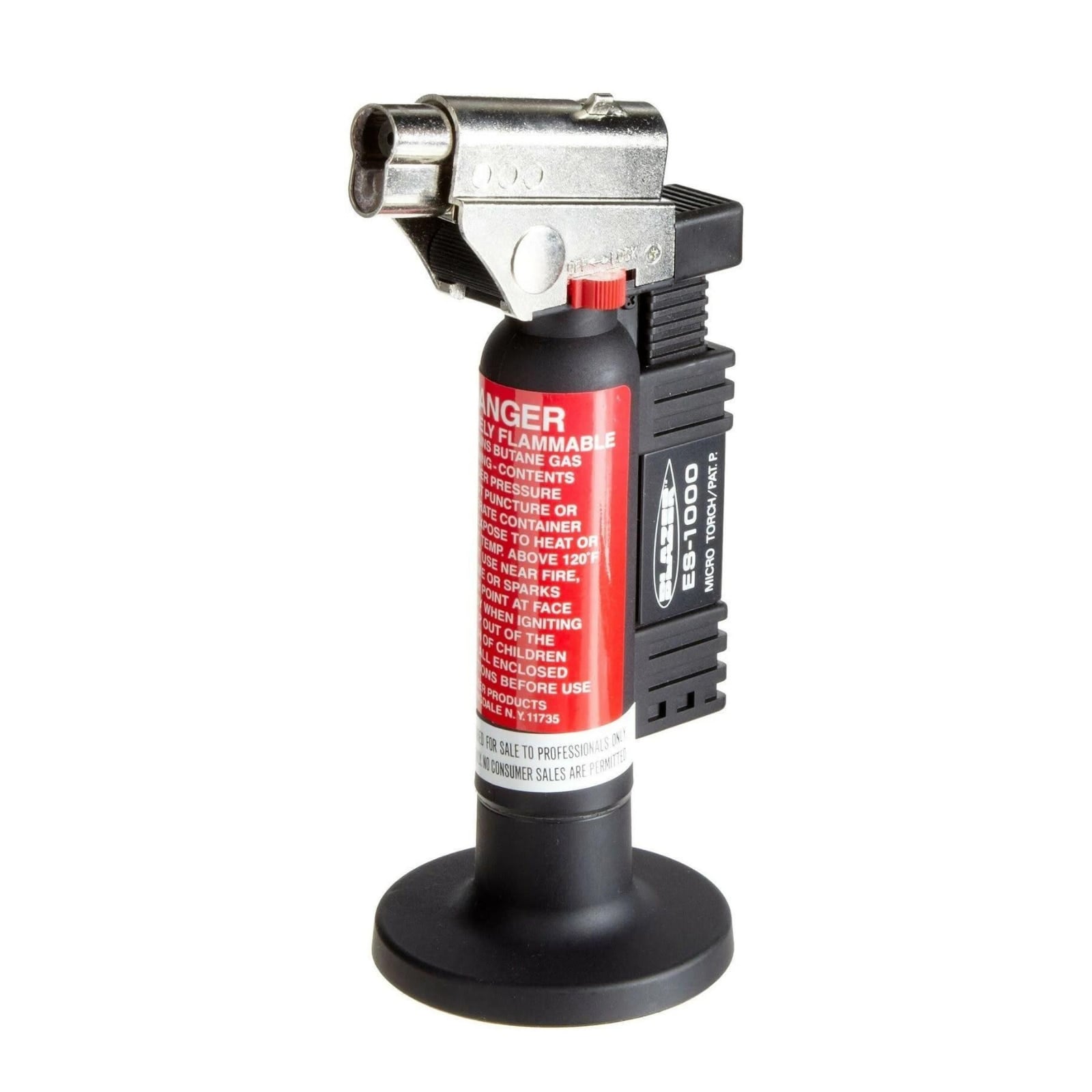 Blazer ES-1000 Angled Head Butane Micro Torch, Black, 189-1002