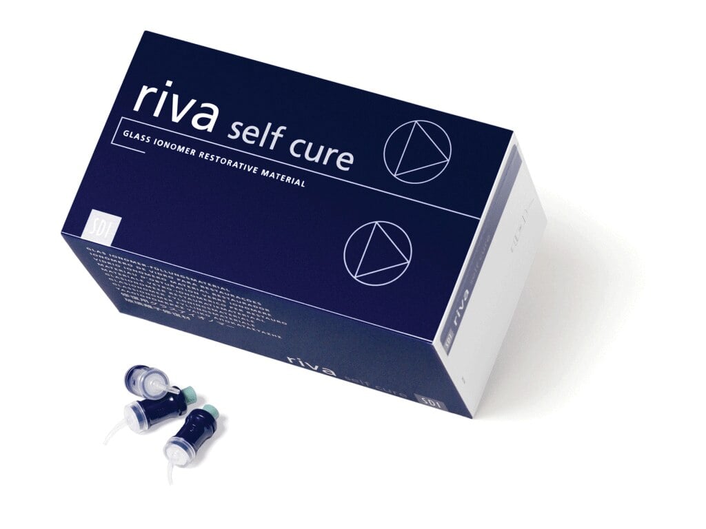 Riva Self Cure Powder/Liquid Kit, Shade A3, Glass Ionomer Restorative, 1 Kit