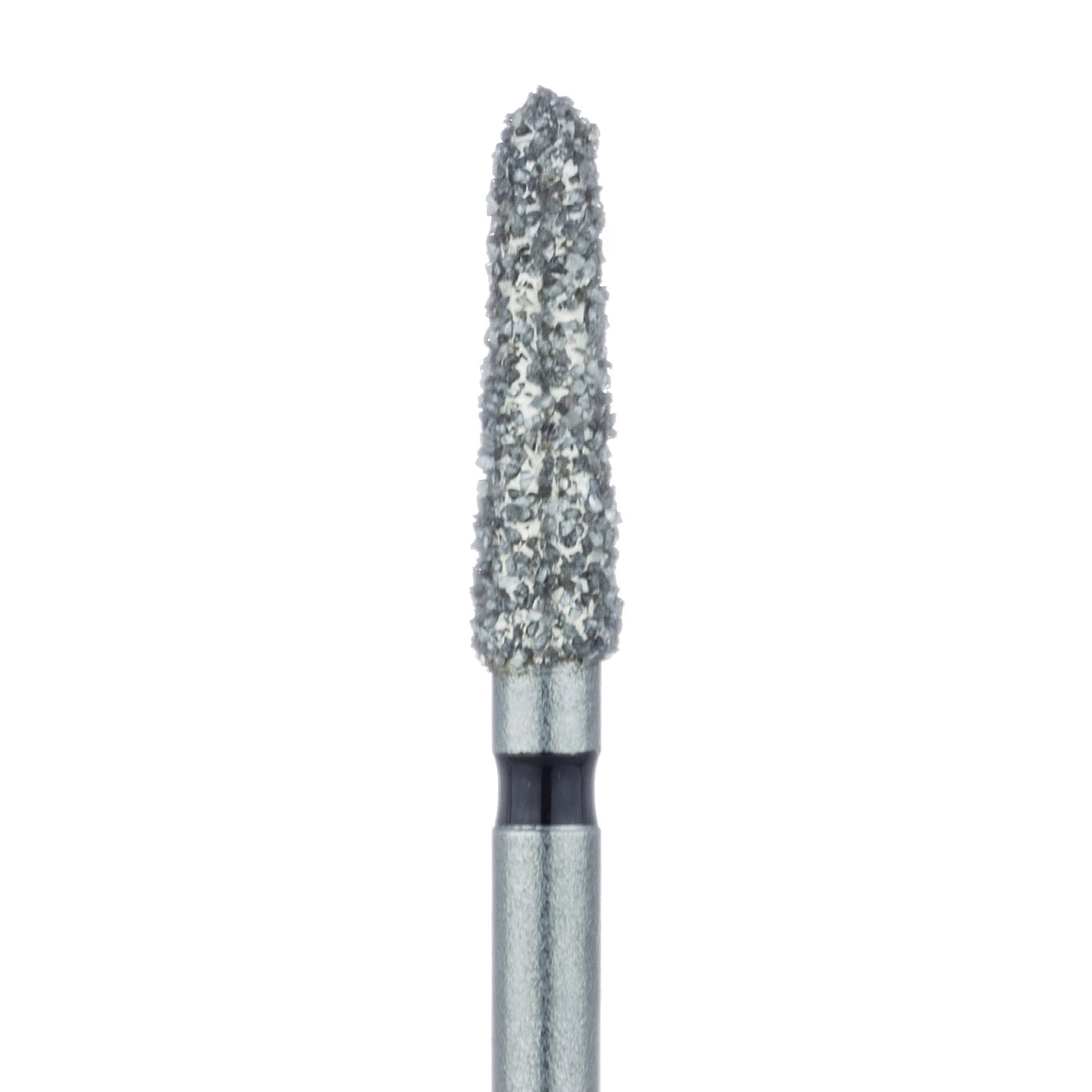 Meisinger 878H-023-FG Diamond Bur, Super Coarse, Tapered Torpedo, 2.3 mm Head, Friction Grip, 5/Pk