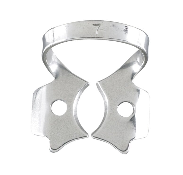 Miltex-Integra Rubber Dam Clamp #7, Style 7, Lower Molars, Each