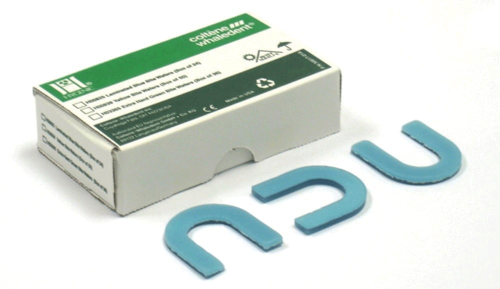 Hygenic Bite Wafers, Non-Laminated, Single Thickness, Soft, Lemon Yellow, 50/Box, H00839