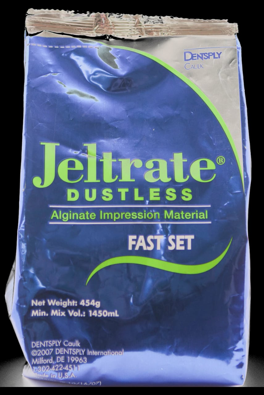 Jeltrate Dustless Alginate Impression Material, Regular Set, 8 x 1 lb Pouches