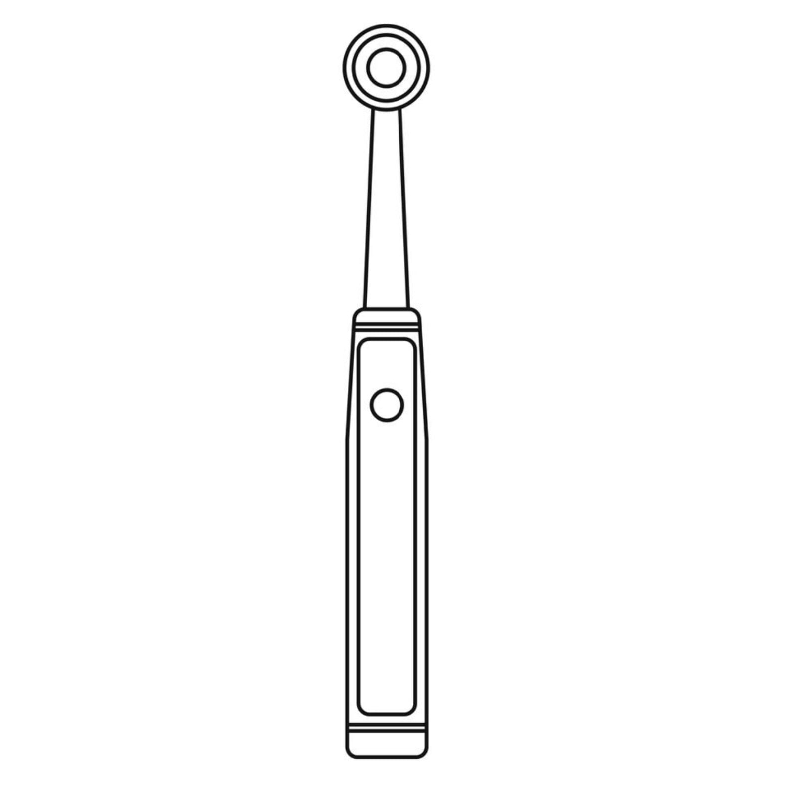 Adult Battery Toothbrush, Soft Bristles, Ergonomic Handle, 30,000 Strokes/Min