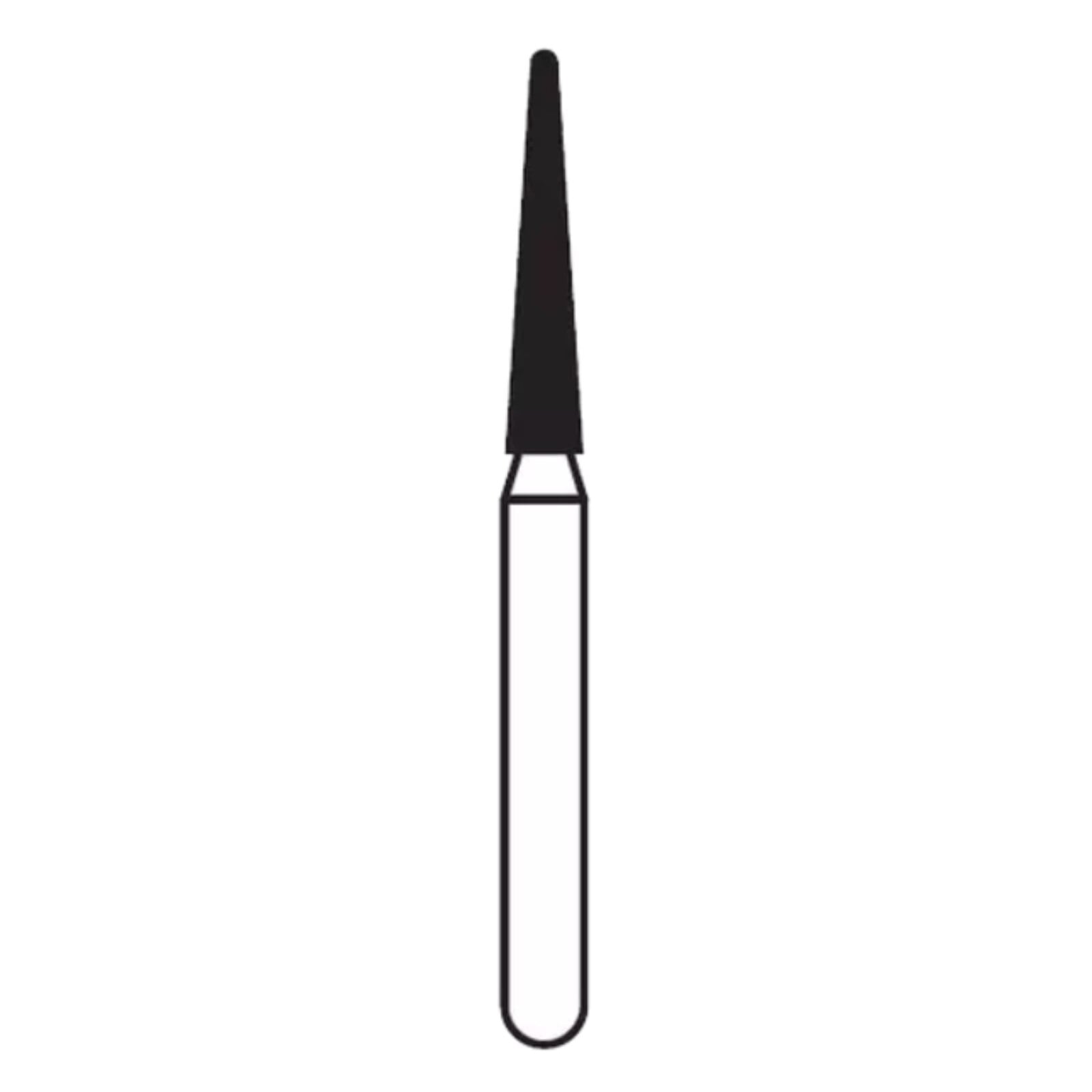 Premier Dental Solo Diamond FG Single Use Bur, 1314.8C, 25/Bx