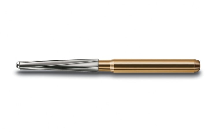 Endo-Z Safe End Tungsten Carbide Bur, FG, Taper 6 Blade, 21mm, #06, 3/Pk, 671796