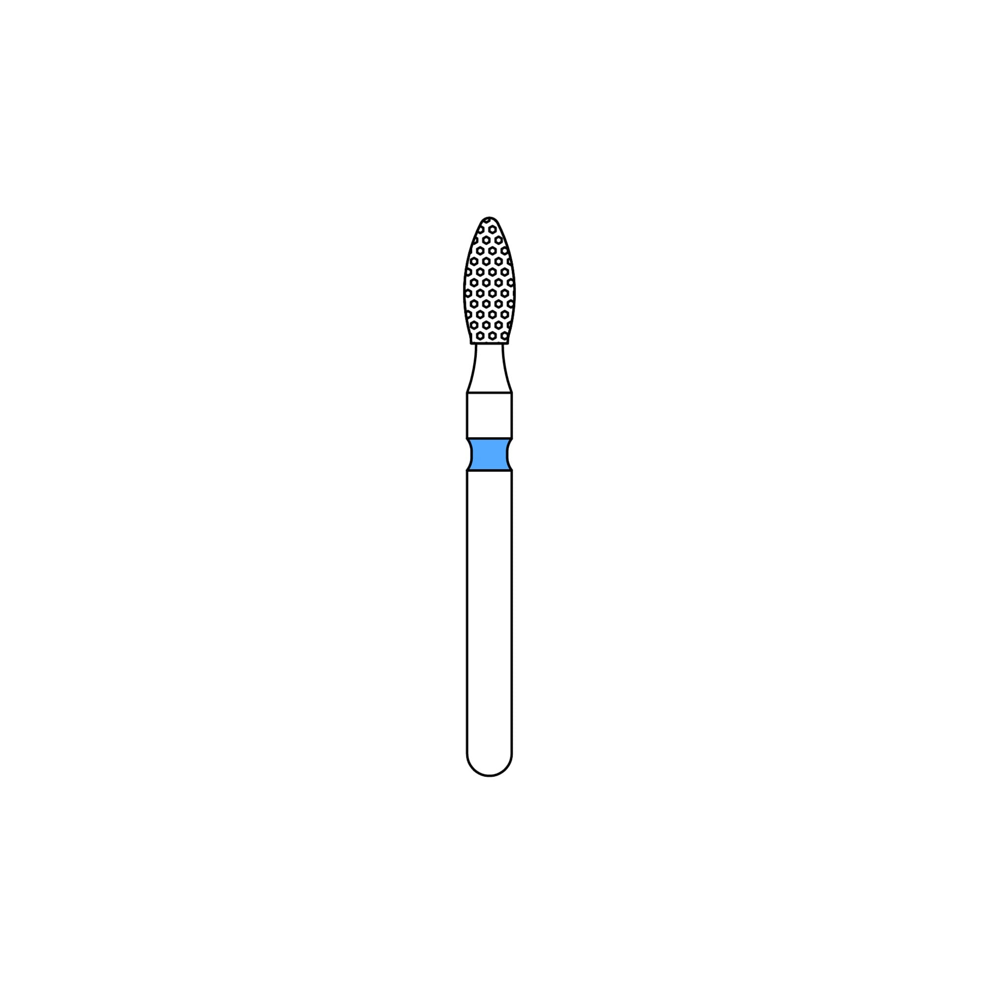 PRIVA Diamond Burs FG 368-018M, 5/Pk