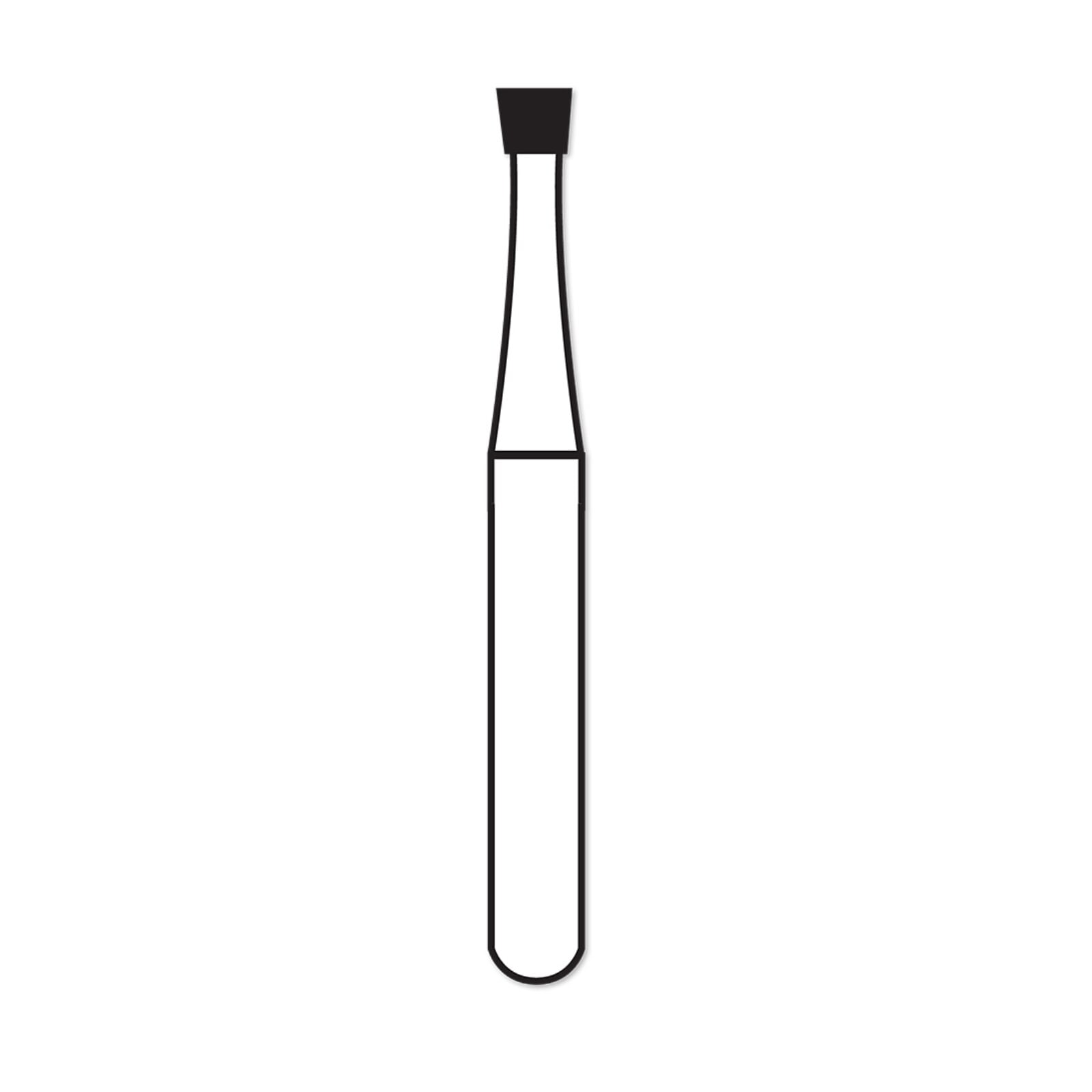 Alpen FG Carbide Bur #33 1/2 Inverted Cone, Friction Grip Short Shank, 0.7 mm Head Diameter, 10/Pkg