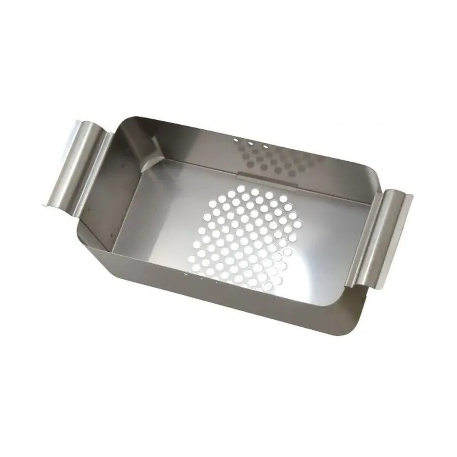 SweepZone 200 Stainless Steel Solid Side Draining Basket, Full-Size, 18666