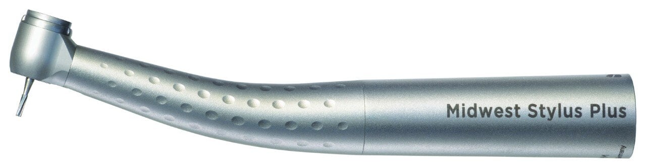Midwest Stylus Plus High Speed Air Handpiece, Sirona Backend, Autochuck, Quadruple Spray, Fiber Optic, 792410