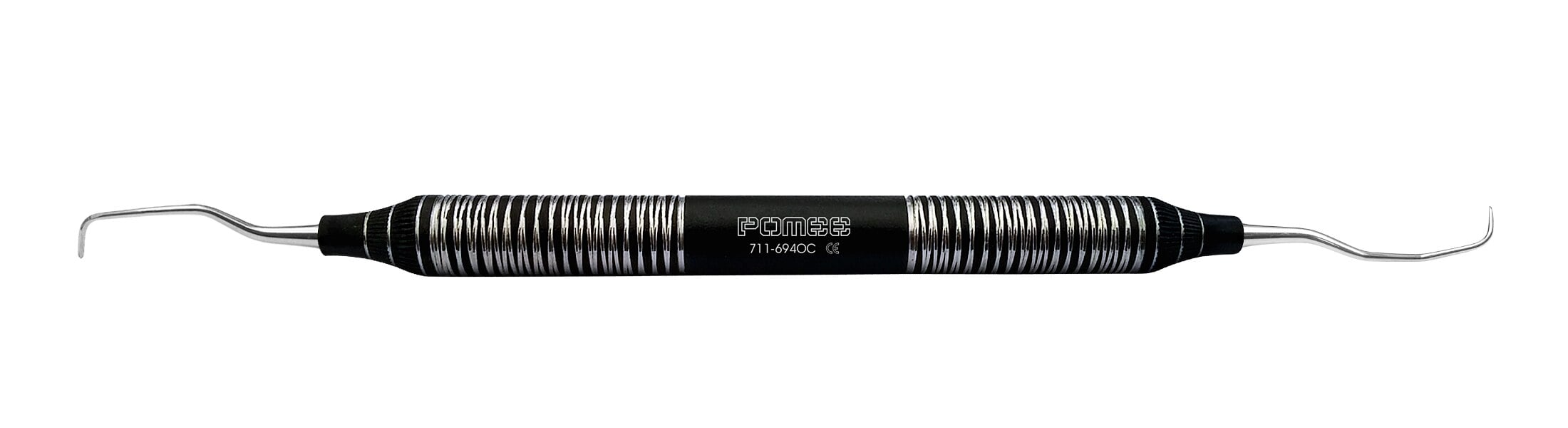 Pomee USA Gracey Curette #11/12, Hollow Handle 9.5mm, Ultra-Lite Onyx