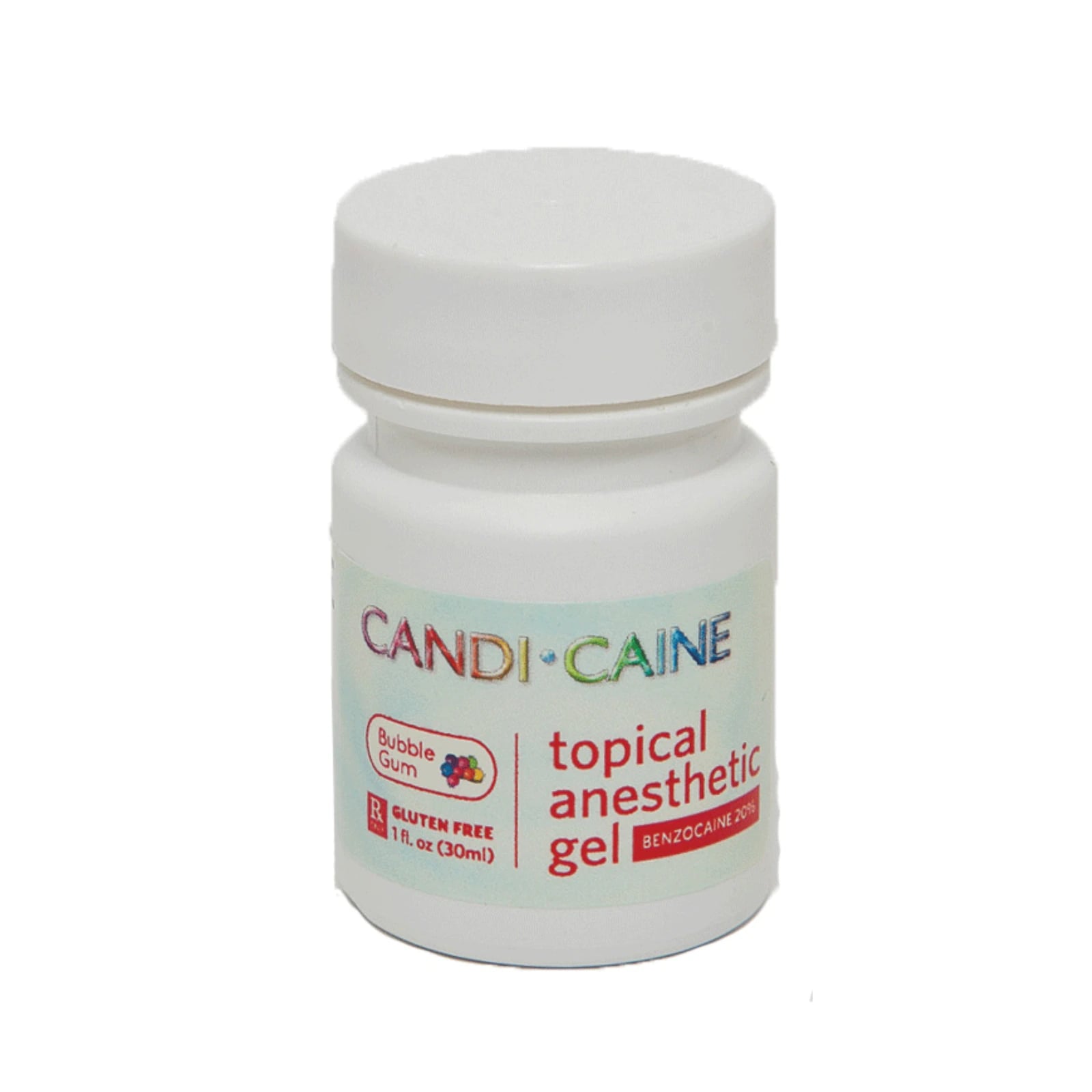 Candi-Caine Topical Benzocaine 20% Anesthetic Gel, Mint, 1 oz Bottle, 1/Pk