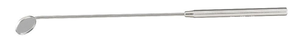 Miltex Laryngeal Mirror with Handle #1, Stainless Steel, Cone Socket, Front Surface