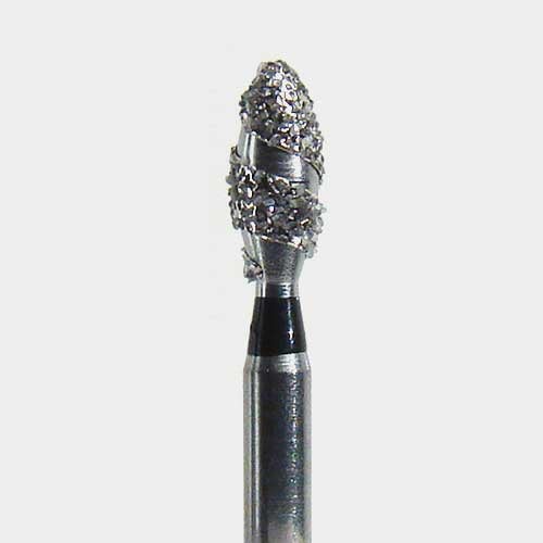 Microcopy NeoDiamond #8923C Coarse NeoSpiral Football FG Diamond Bur, 2.3mm, Sterile, 25/Pack