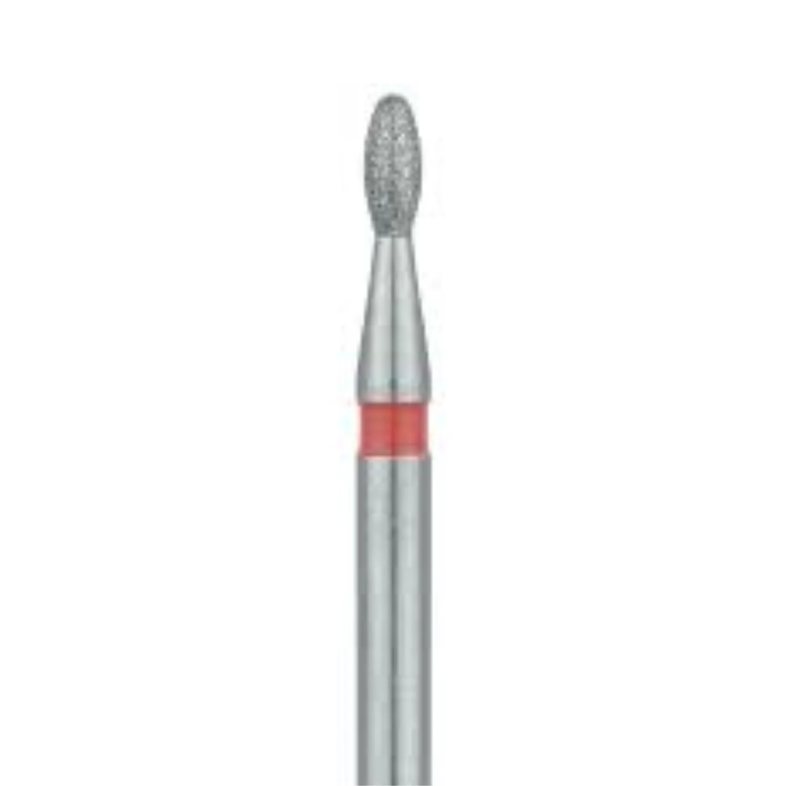 Meisinger Multi-Use Diamond Burs, FG, Football, #833F, 2.1 mm, Fine Grit, Red Ring, 5/Pk, 833F-021-FG
